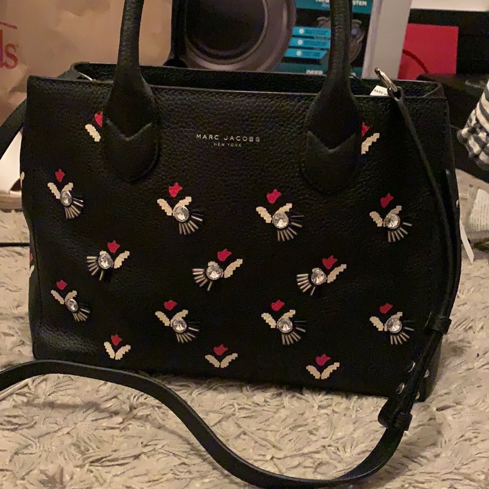 Marc Jacobs crystal tulip satchel NEW was $550